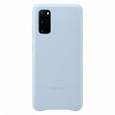 Чехол накладка Samsung Silicone Cover для Samsung Galaxy S20 Plus Light Blue