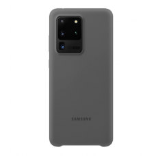 Чехол накладка Samsung Silicone Cover для Samsung Galaxy S20 Ultra Gray