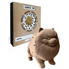 QBRIX Картонный 3D конструктор Шпиц